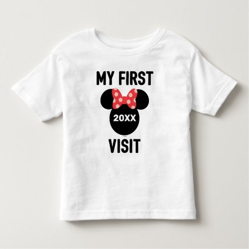 Personalized Minnie Mouse My First Visit T_Shirt