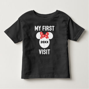 Personalized Minnie Mouse My First Visit T-Shirt