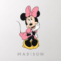 Personalized - Minnie Mouse | Posing in Pink Wall Decal | Zazzle
