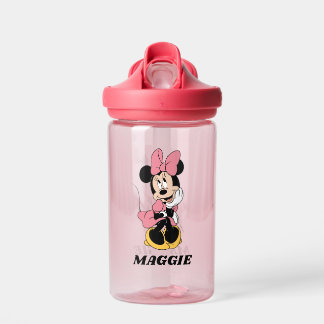 Personalized Minnie Mouse | Posing in Pink Water Bottle