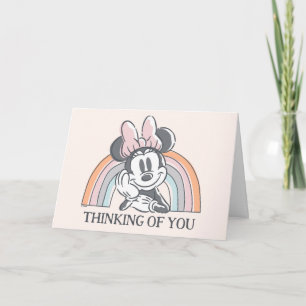 Personalized Minnie Mouse Rainbow Card