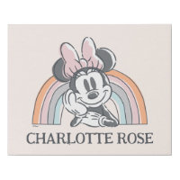 Personalized Minnie Mouse Rainbow