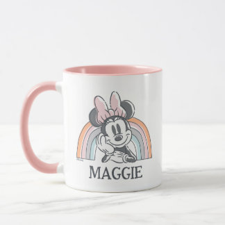 Personalized Minnie Mouse Rainbow  Mug