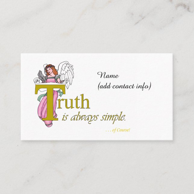 Personalized Miracle Meme Angel Blessings Card (Front)