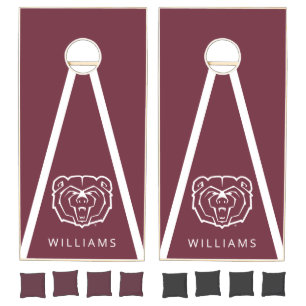 Personalized Missouri State University Bear Cornhole Set