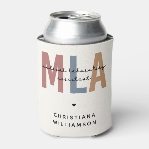 Personalized MLA Medical Laboratory Assistant Can Cooler