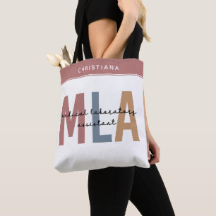 Personalized MLA Medical Laboratory Assistant Tote Bag