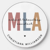 Personalized MLA Medical Laboratory Assistant Wireless Charger (Front)