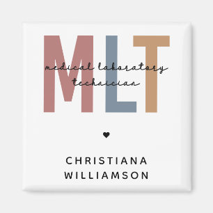 Personalized MLT Medical Laboratory Technician Magnet