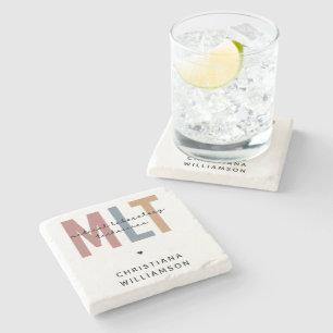 Personalized MLT Medical Laboratory Technician Stone Coaster