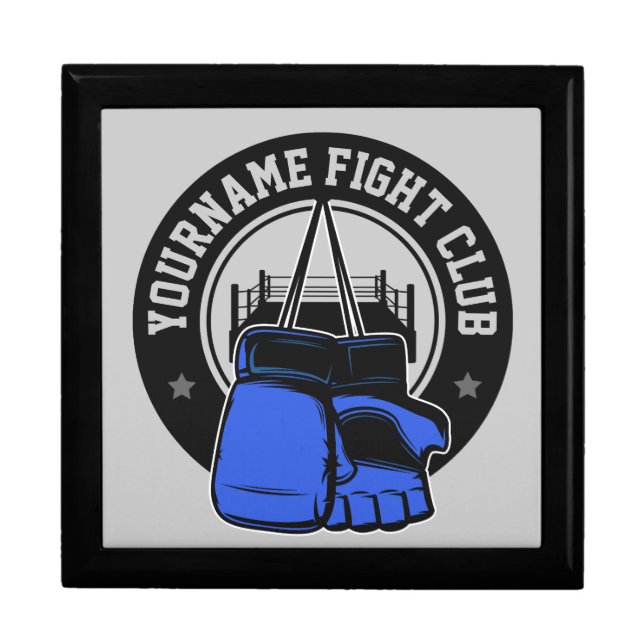 Personalized MMA Mixed Martial Arts Fight Club Gift Box (Front)