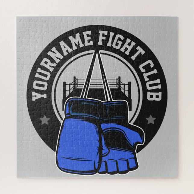 Personalized MMA Mixed Martial Arts Fight Club Jigsaw Puzzle (Vertical)