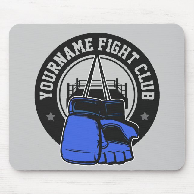 Personalized MMA Mixed Martial Arts Fight Club Mouse Pad (Front)