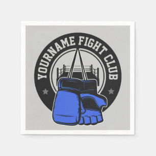 Personalized MMA Mixed Martial Arts Fight Club Napkins