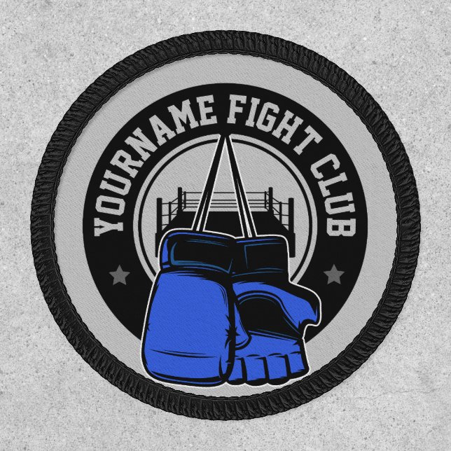 Personalized MMA Mixed Martial Arts Fight Club Patch (Front)