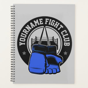 Personalized MMA Mixed Martial Arts Fight Club Planner
