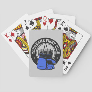 Personalized MMA Mixed Martial Arts Fight Club Poker Cards