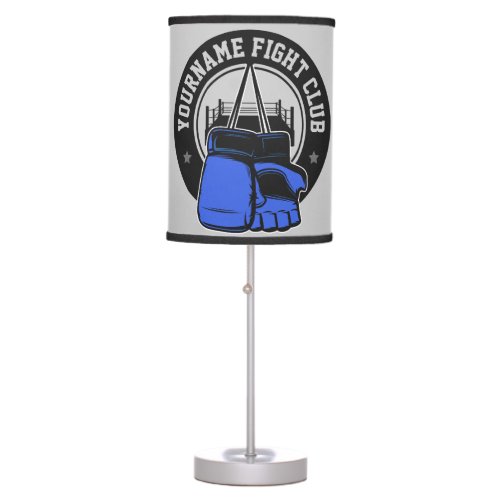 Personalized MMA Mixed Martial Arts Fight Club Table Lamp