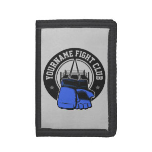 Personalized MMA Mixed Martial Arts Fight Club Trifold Wallet