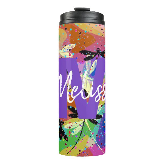 Personalized Mod dragonflies Thermal Tumbler (Front)