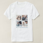 Personalized Modern 4-Photo 'Best Grandpa Ever'