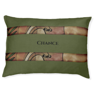 Personalized Modern Abstract Dog Bed
