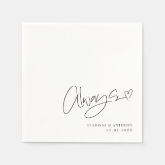Personalized Modern and Elegant Monogram Wedding