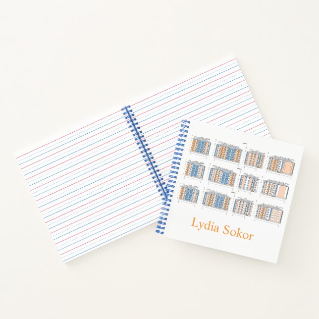 Personalized Modern Architecture Notebook (Inside)
