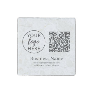 Personalized Modern Business Logo Promo Stone Magnet