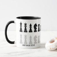 Personalized Modern Chess Piece Game