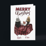 Personalized modern Christmas Card to Soul sister<br><div class="desc">A "Personalized Modern Christmas Card to Soul Sister" is a stylish and heartfelt way to convey your warm wishes and celebrate your deep and meaningful friendship during the holiday season. You can customize the card with a modern design and a personal message, adding a contemporary and personal touch to your...</div>