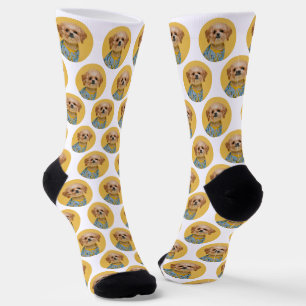 Personalized Modern Cute Pet Dog keepsake Socks