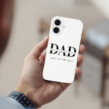 Personalized Modern DAD Phone Case