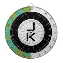 Personalized Modern Dart Board
