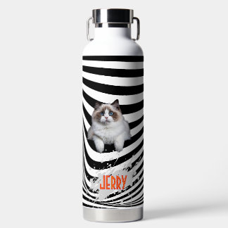 Personalized Modern Design Pet Lover Water Bottle