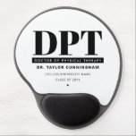 Personalized Modern DPT Doctor of Physical Therapy Gel Mouse Pad<br><div class="desc">Modern DPT Doctor of Physical Therapy Graduation Personalized Gifts!</div>