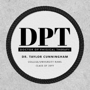 Personalized Modern DPT Doctor of Physical Therapy Patch