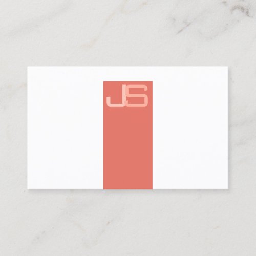 Personalized Modern Elegant Monogram Template Business Card