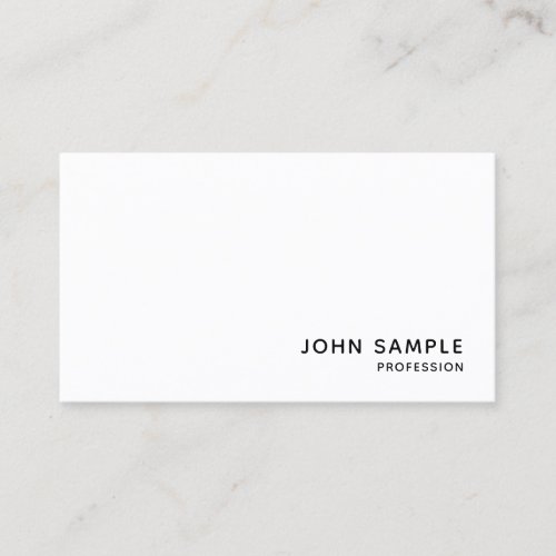 Personalized Modern Elegant Professional Simple Business Card