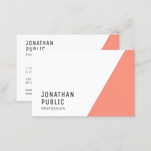 Personalized Modern Elegant Professional Template Business Card