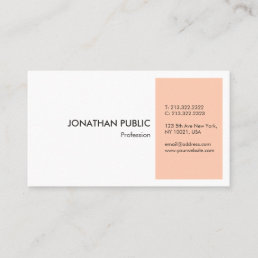 Personalized Modern Elegant Simple Professional Business Card