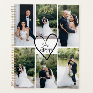 Personalized Modern Elegant Wedding Photo  Planner