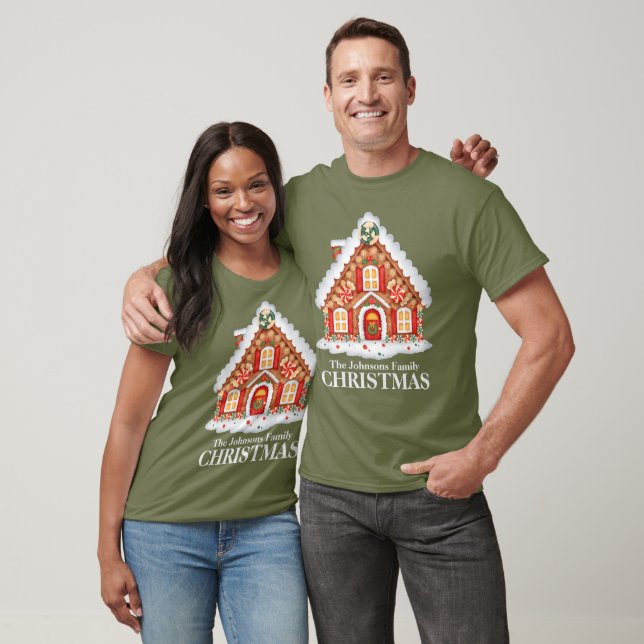 Personalized Modern Family Christmas T-Shirt (Unisex)