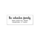 Personalized Modern Family Name Return Address