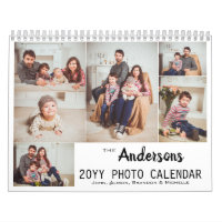Personalized Modern Family Photo Collage