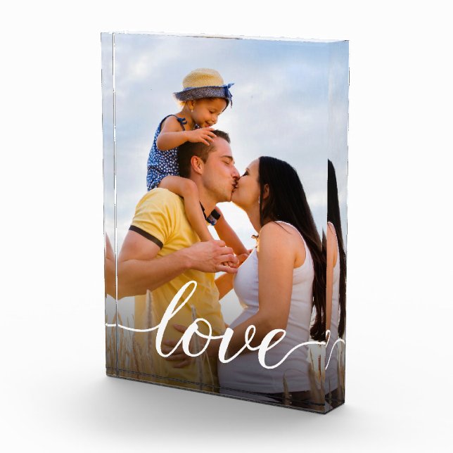 Personalized Modern Family Photo Love Script  (Right)