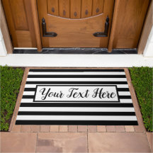 Personalized Modern Farmhouse Holiday Black White