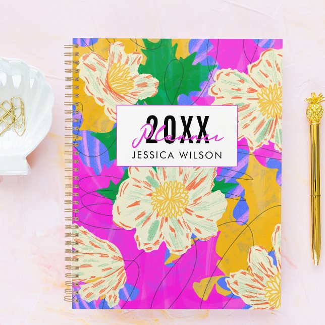 Personalized Modern Floral Weekly and Monthly Planner (Creator Uploaded)