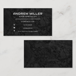 Personalized  Modern Founder Business Card Ideas