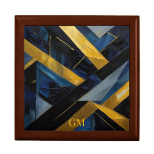 Personalized Modern Geometric Watch Box